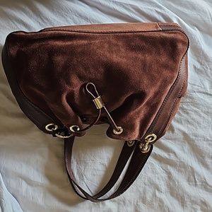 Suede Michael Kors bag